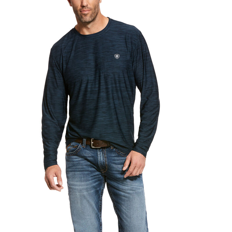 Ariat Western: Charger Camisetas Hombre - Indigo Oscuro (SHJQD3964)